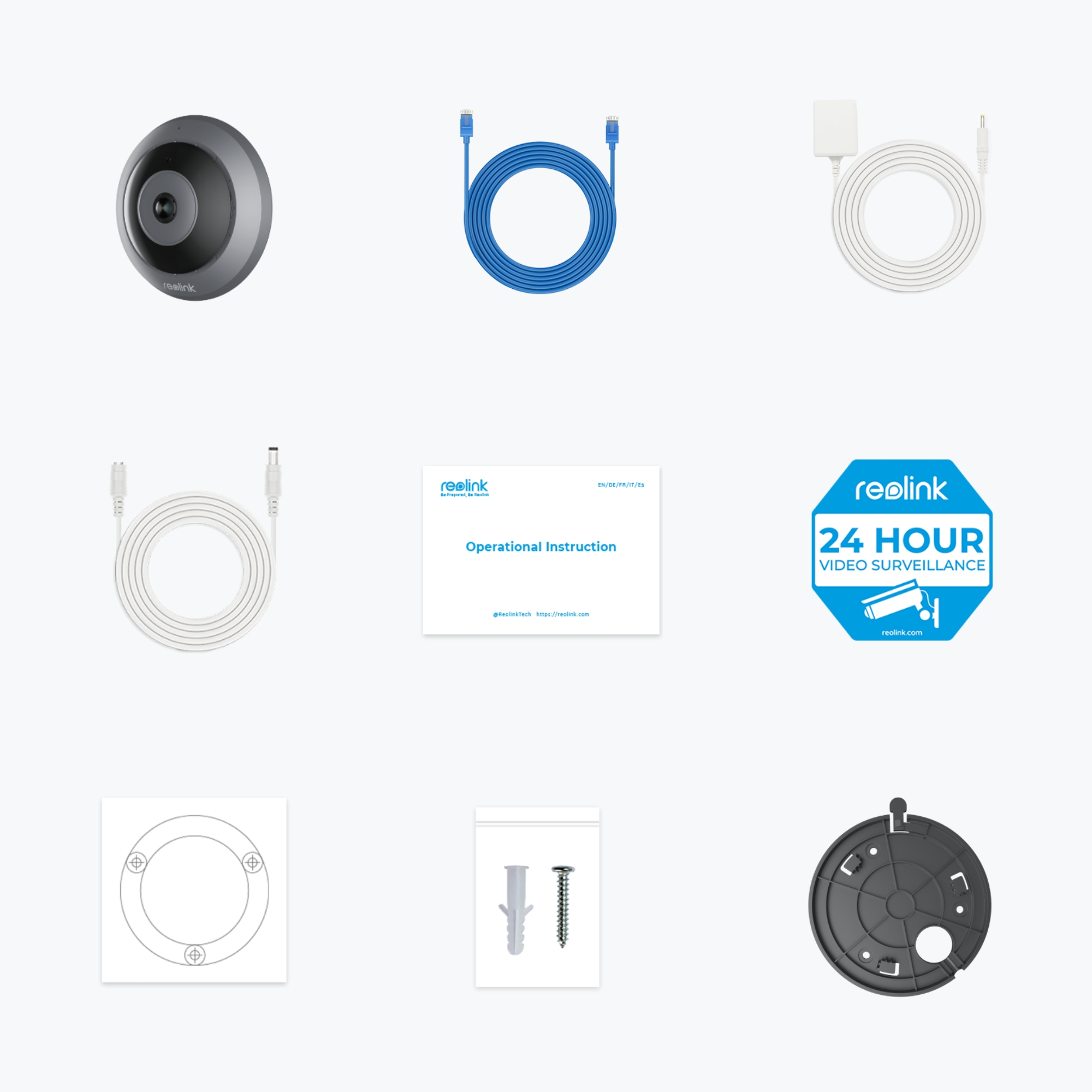 Reolink | 360° Panoramic Indoor Fisheye Camera | Fisheye Series W520 | Fisheye | 6 MP | 1.98mm/F2.0 | H.265 | MicroSD, max. 512 GB - Image 5