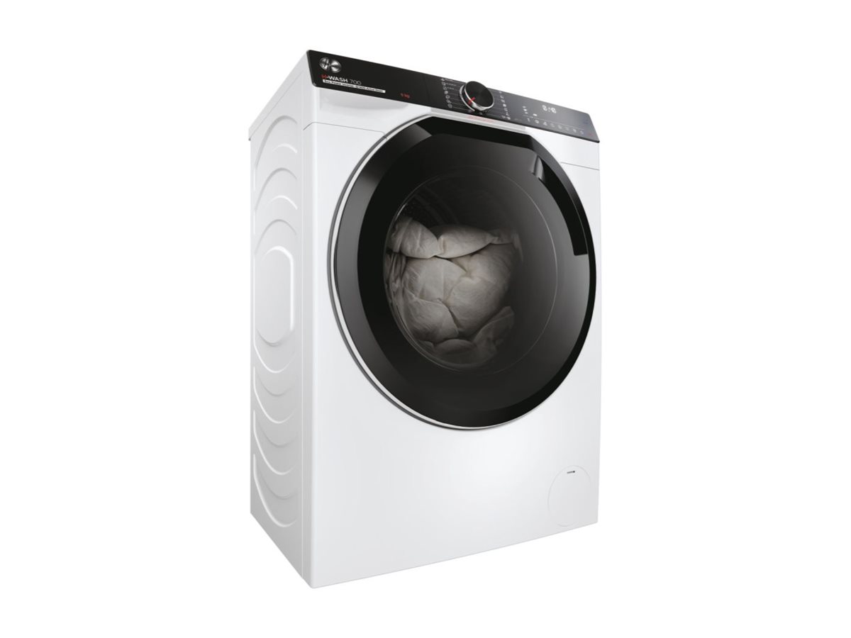 Hoover | Washing Machine | H7W449AMBC-S | Energy efficiency class A | Front loading | Washing capacity 9 kg | 1400 RPM | Depth 51 cm | Width 60 cm | LED | Steam function | Wi-Fi | White - Image 8