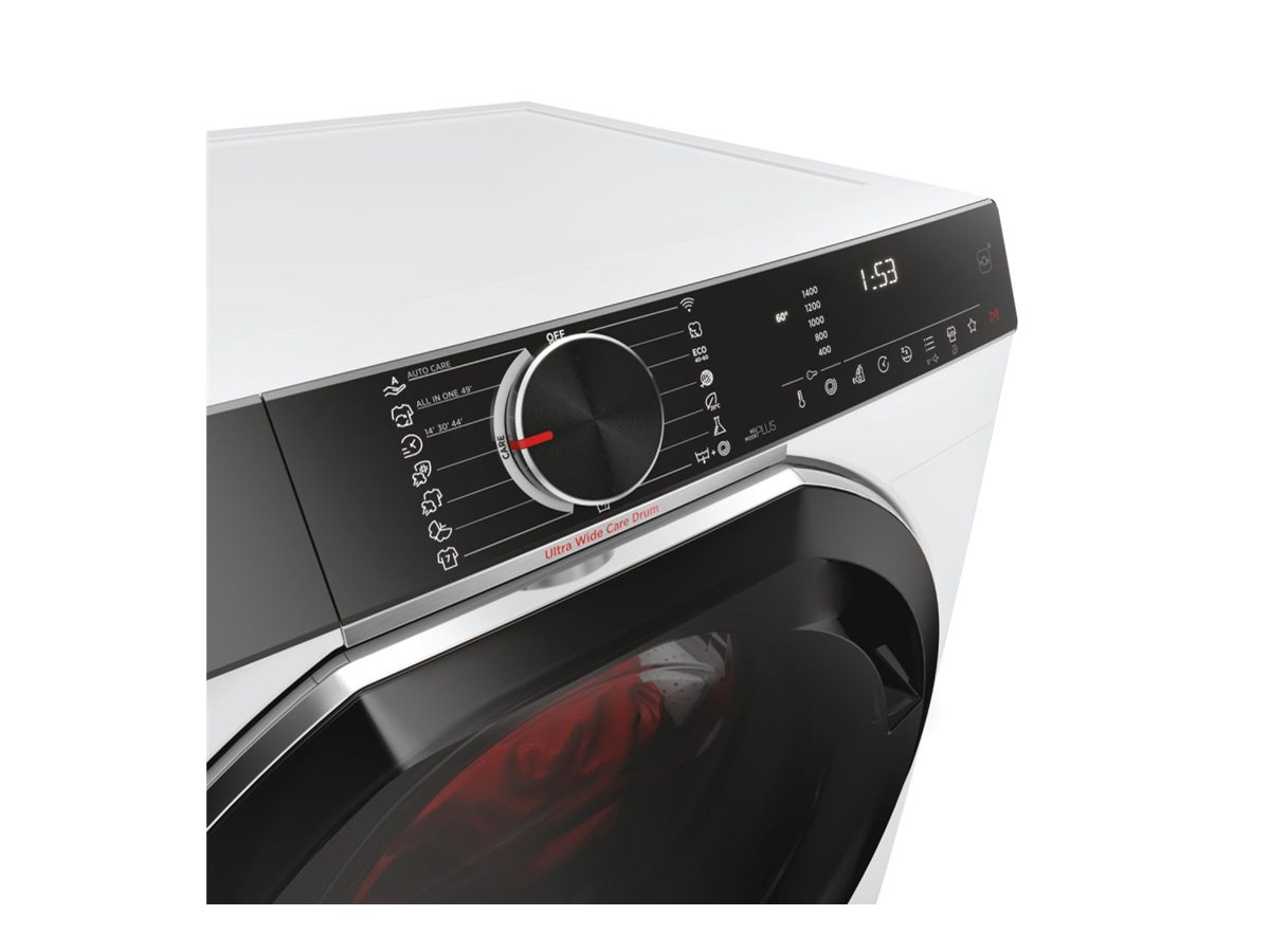 Hoover | Washing Machine | H7W449AMBC-S | Energy efficiency class A | Front loading | Washing capacity 9 kg | 1400 RPM | Depth 51 cm | Width 60 cm | LED | Steam function | Wi-Fi | White - Image 14