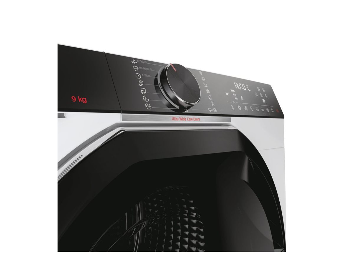 Hoover | Washing Machine | H7W449AMBC-S | Energy efficiency class A | Front loading | Washing capacity 9 kg | 1400 RPM | Depth 51 cm | Width 60 cm | LED | Steam function | Wi-Fi | White - Image 17