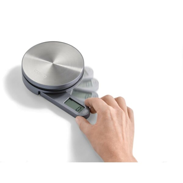 Caso | Scales | Kitchen EcoMate | Maximum weight (capacity) 5 kg | Graduation 1 g | Display type LCD | Stainless steel - Image 3