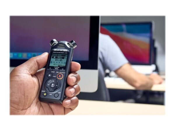 Olympus | Linear PCM Recorder | LS-P5 | Black | Microphone connection | MP3 playback | Rechargeable | FLAC / PCM (WAV) / MP3 | 59 Hrs 35 min | Stereo - Image 12