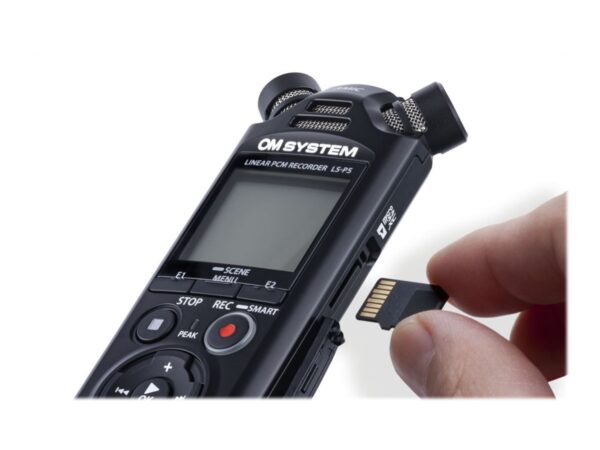 Olympus | Linear PCM Recorder | LS-P5 | Black | Microphone connection | MP3 playback | Rechargeable | FLAC / PCM (WAV) / MP3 | 59 Hrs 35 min | Stereo - Image 17