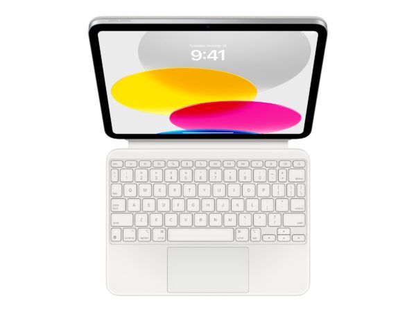 Apple | Magic Keyboard Folio for iPad (10th generation) | White | Compact Keyboard | Wireless | SE - Image 2