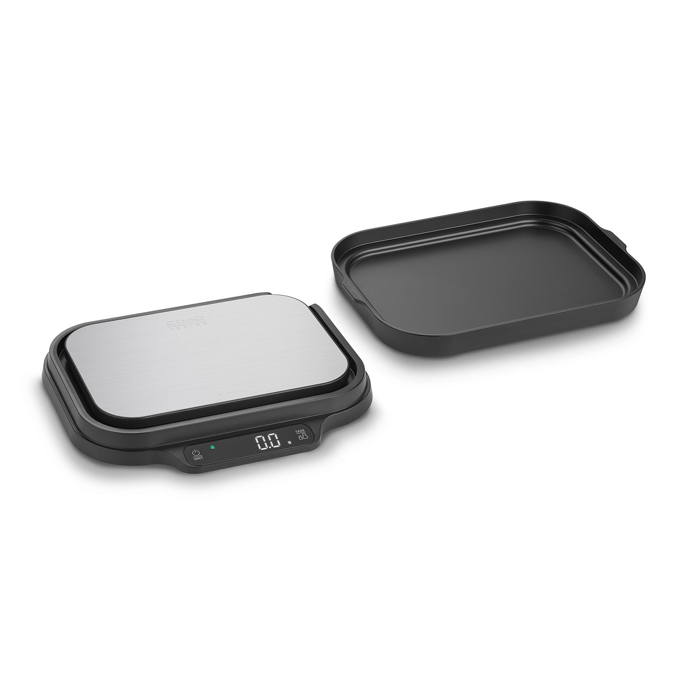 Caso Kitchen and Precision scales | KitchenDuo | Display type LED | Black/Stainless steel - Image 3