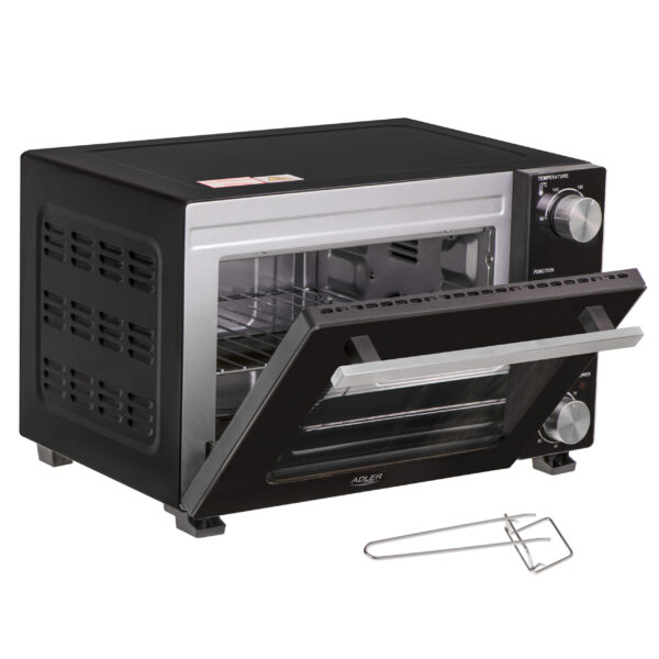 Adler Electric Oven | AD 6024 | 22 L | 1300 W | Black - Image 3