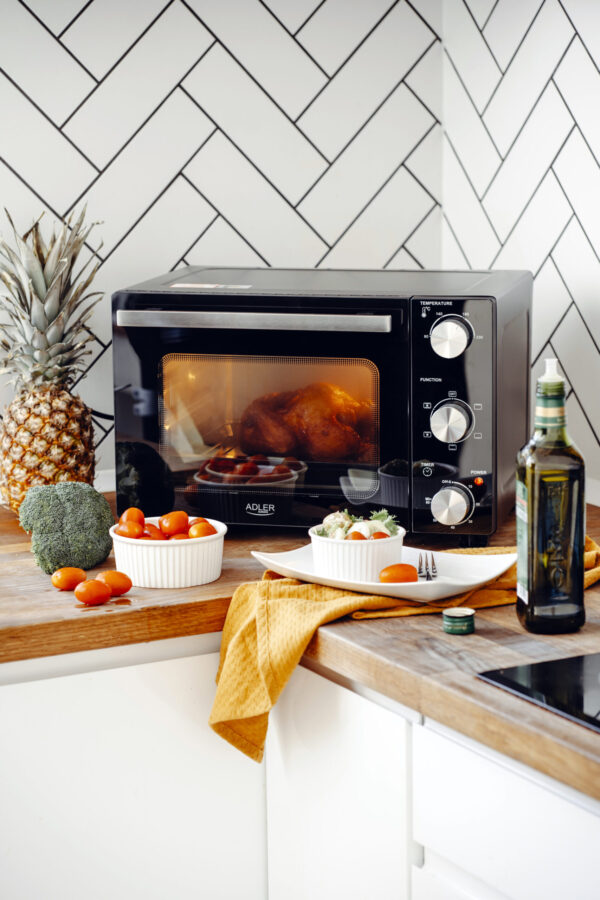 Adler Electric Oven | AD 6024 | 22 L | 1300 W | Black - Image 7