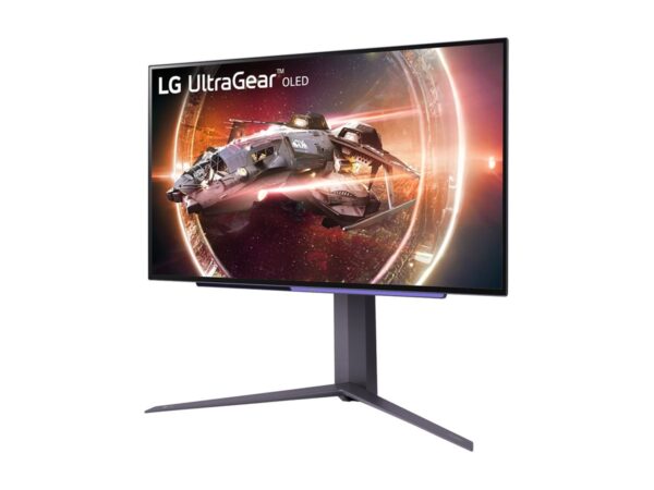 LG | Gaming Monitor | 27GS95QE-B | 27 " | LED | 16:9 | 240 Hz | 0.03 ms | 2560 x 1440 pixels | 250 cd/m² | Black - Image 3