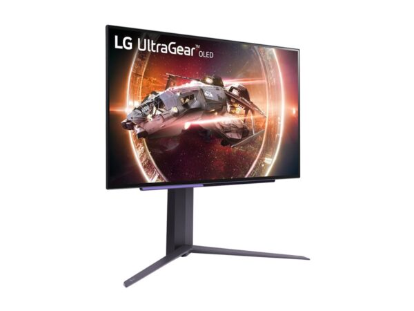 LG | Gaming Monitor | 27GS95QE-B | 27 " | LED | 16:9 | 240 Hz | 0.03 ms | 2560 x 1440 pixels | 250 cd/m² | Black - Image 4