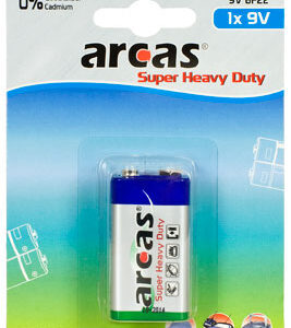 Arcas | 9V/6LR61 | Super Heavy Duty | 1 pc(s)