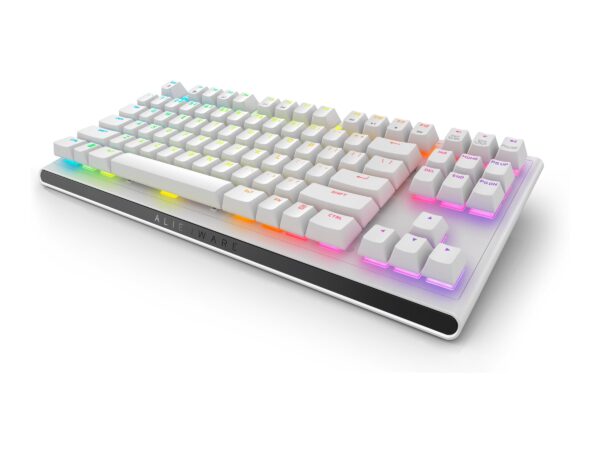 Dell AW420K Alienware | Tenkeyless Gaming Keyboard | Wired | US | Lunar Light | CHERRY MX Red - Image 2