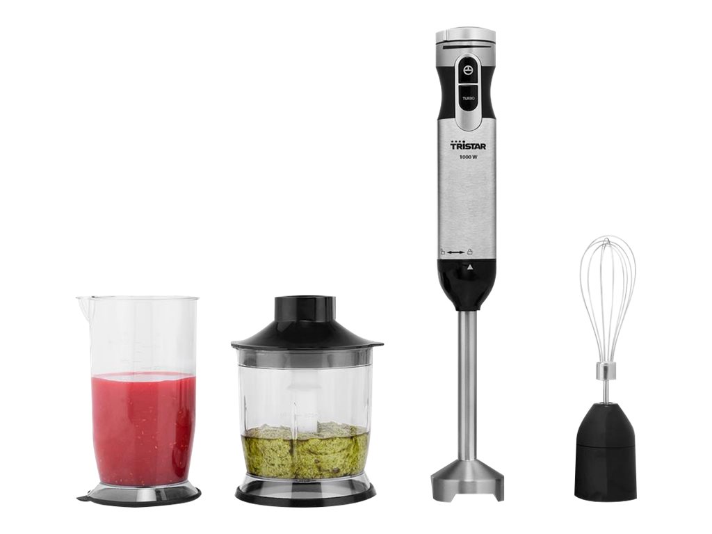 Tristar | Hand Blender Set | 1000 W | Stainless Steel/Black - Image 3