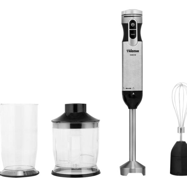 Tristar | Hand Blender Set | 1000 W | Stainless Steel/Black
