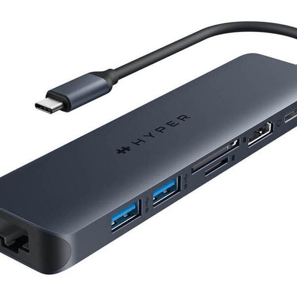 Hyper | HyperDrive EcoSmart Gen.2 Universal USB-C 7-in-1 Hub w 100 W PD Power Pass-thru