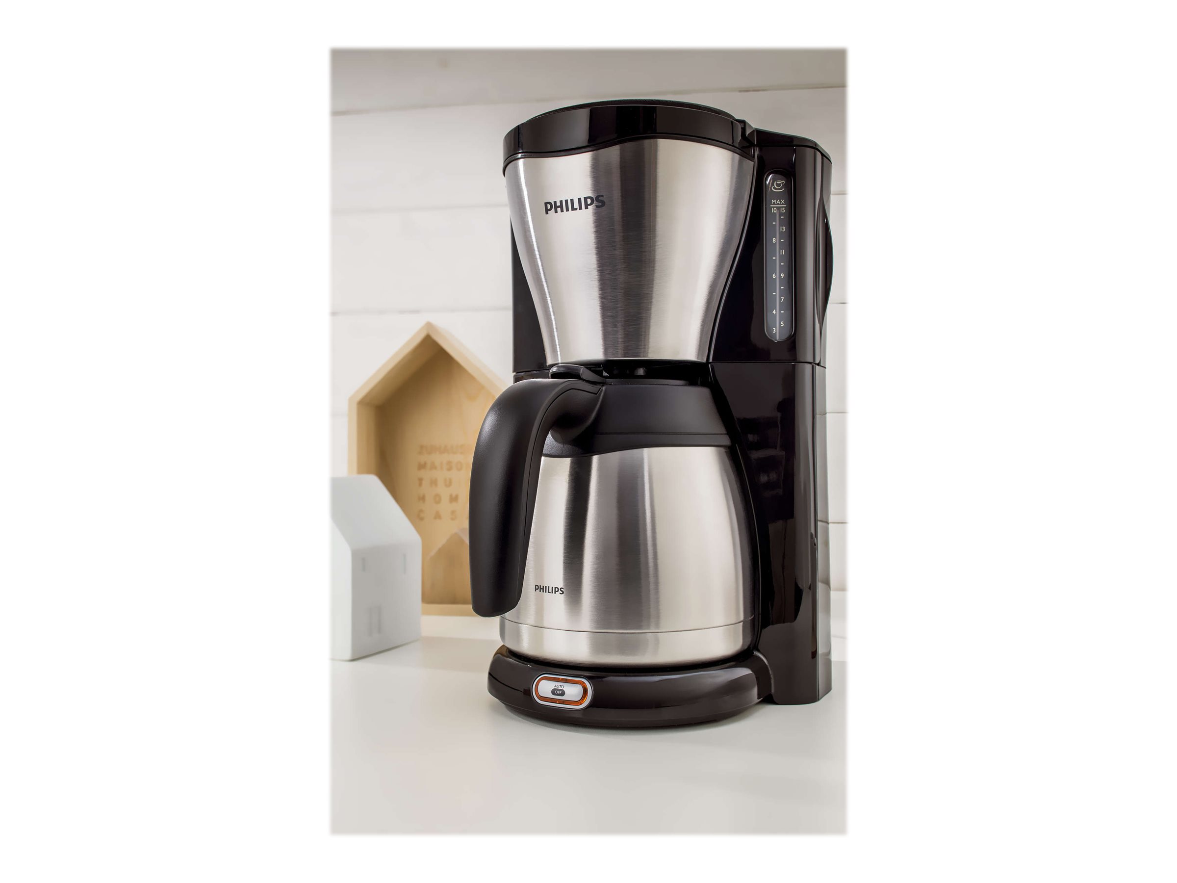 Philips | Coffee Maker | HD7546/20 | Drip | 1000 W | Black/Metal - Image 6
