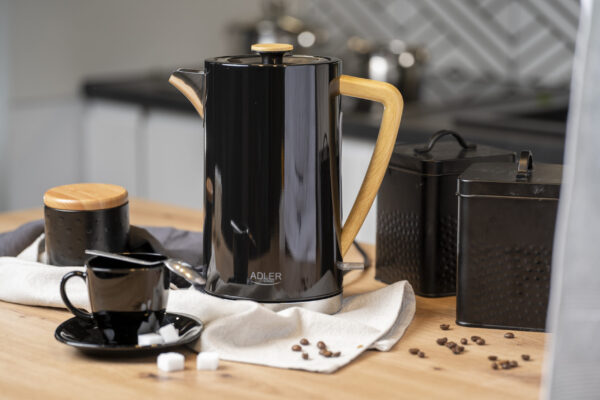 Adler | Kettle | AD 1347b | Electric | 2200 W | 1.5 L | Stainless steel | 360° rotational base | Black - Image 7