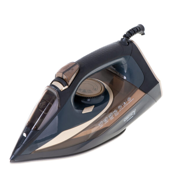 Camry | Steam Iron | CR 5036 | Steam Iron | Water tank capacity 360 ml | Continuous steam 50 g/min | Power 3400 W | Black/Gold