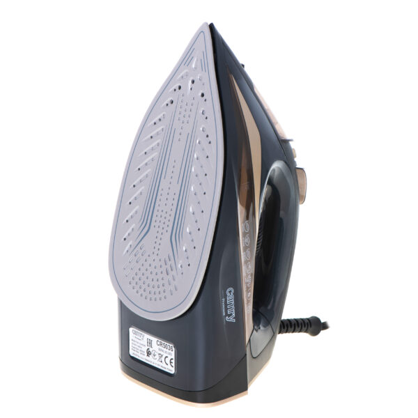 Camry | Steam Iron | CR 5036 | Steam Iron | Water tank capacity 360 ml | Continuous steam 50 g/min | Power 3400 W | Black/Gold - Image 3