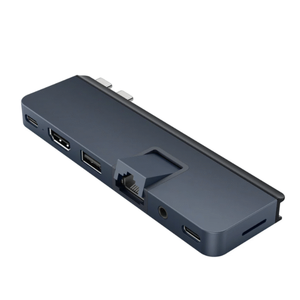 Hyper | HyperDrive Dual USB-C TB Compatible 7-in-2 Hub with universal USB-C ext Adaptor for MacBook Air/Pro 2016-2020 | Ethernet LAN (RJ-45) ports 1 | HDMI ports quantity 1