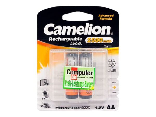 Camelion | AA/HR6 | 2500 mAh | Rechargeable Batteries Ni-MH | 2 pc(s) - Image 2