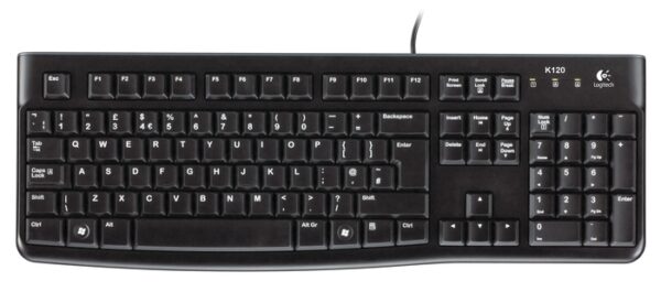 Logitech | K120 | Standard | Wired | EN/LT | 1.5 m | Black | USB Port | Lithuanian | 55 g - Image 3