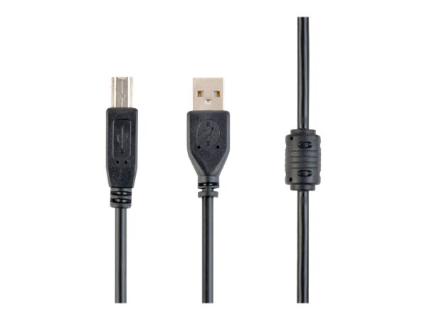 USB 2.0 A-plug B-plug 3 m (10 ft) cable with ferrite core | Cablexpert - Image 5