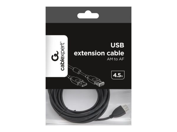USB 2.0 extension cable A plug/A socket 15ft cable , Length: 4.5 m | Gembird - Image 6