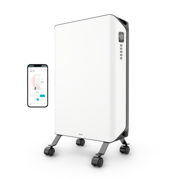 Duux Edge Oil Heater | Oil Heater | 2000 W | Suitable for rooms up to 20 m² | White
