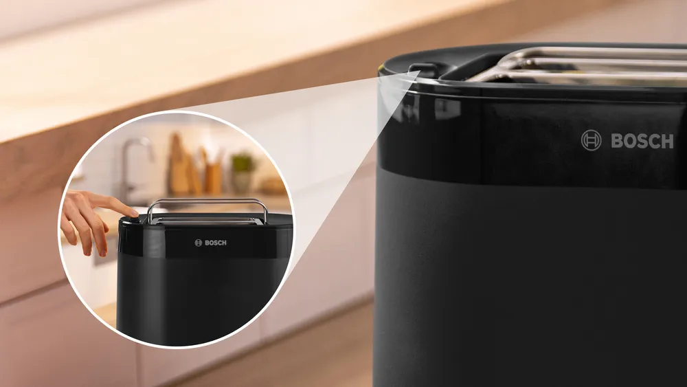 Bosch Compact Toaster | TAT2M123 MyMoment | Power 950 W | Number of slots 2 | Housing material Plastic | Black - Image 6