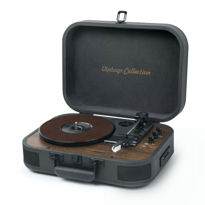 Muse Turntable Stereo System with Bluetooth Out | MT-207 DGB | 2x5 W | Bluetooth | Black/Brown