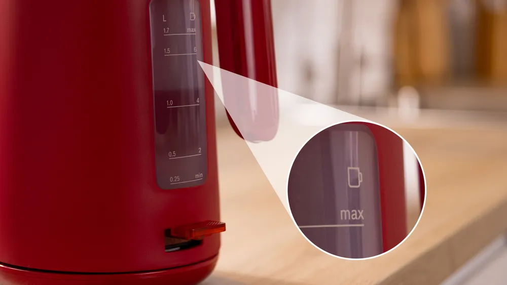 Bosch Kettle | TWK2M164 MyMoment | Electric | 2400 W | 1.7 L | Plastic | 360° rotational base | Red - Image 5