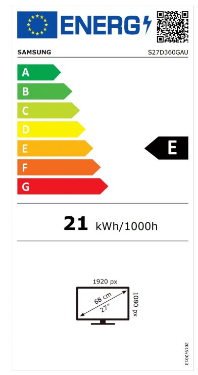 Samsung | LS27D360GAUXEN | 27 " | VA | FHD | 16:9 | 100 Hz | 4 ms | 1920 x 1080 pixels | 250 cd/m² | HDMI ports quantity 1 | Black - Image 12