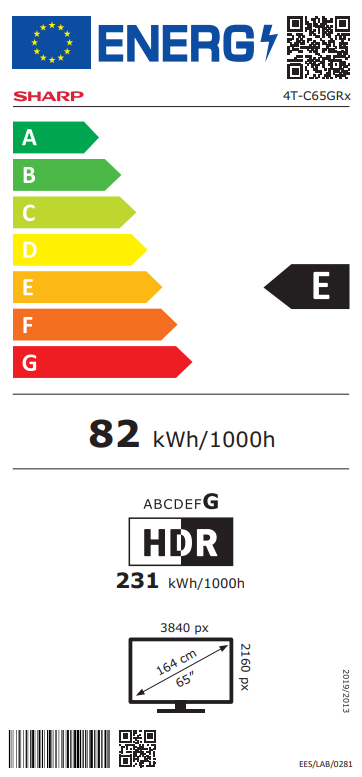 Sharp 65GR8265E | 65 | Smart TV | Google TV | UHD - Image 2