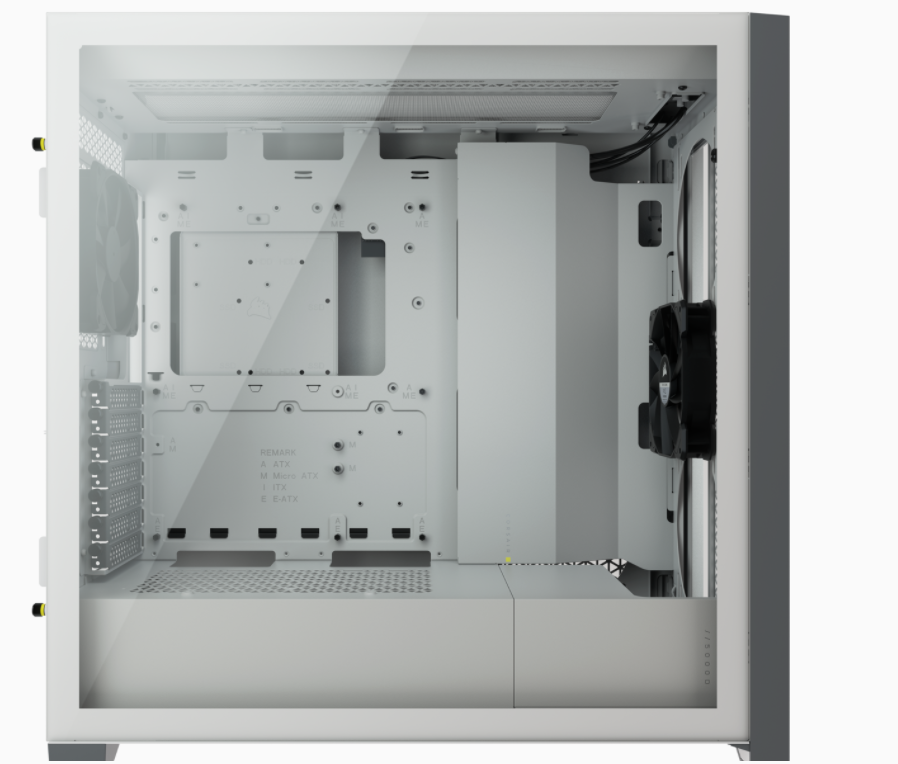 Corsair | Computer Case | iCUE 5000D | Side window | White | ATX | Power supply included No | ATX - Image 3