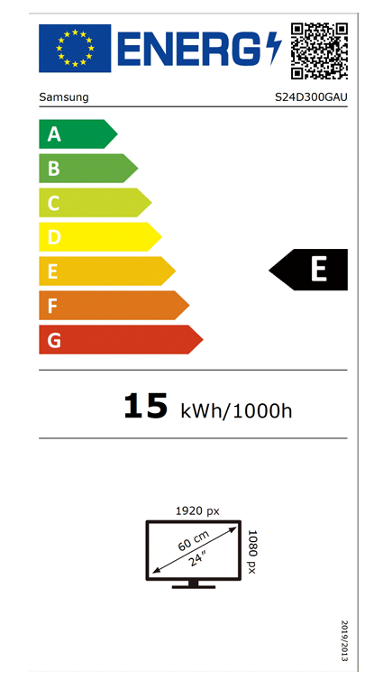Samsung | LS24D300GAUXEN | 24 " | IPS | 16:9 | 100 Hz | 5 ms | 1920 x 1080 pixels | 250 cd/m² | HDMI ports quantity 1 | Black - Image 8