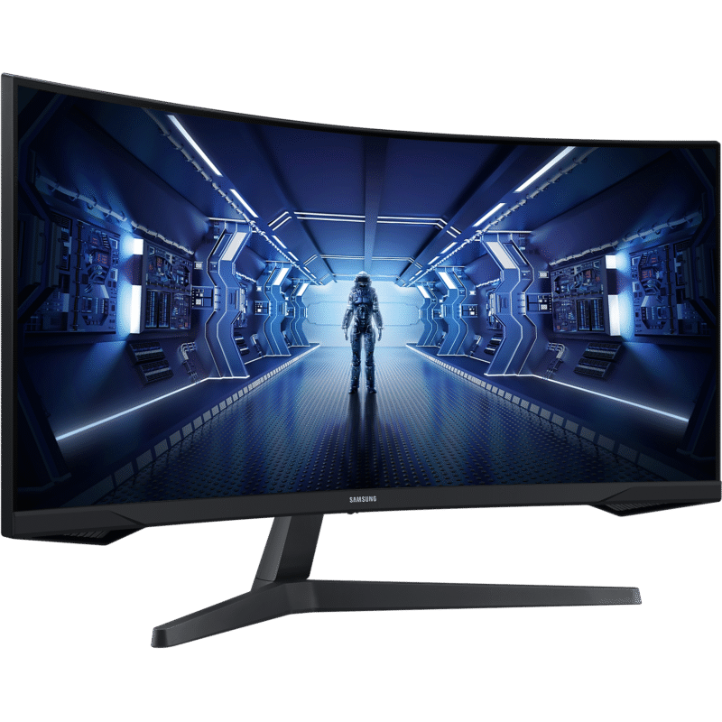 Samsung | Curved Monitor | LC34G55TWWPXEN | 34 " | VA | UWQHD | 21:9 | 165 Hz | 1 ms | 3440 x 1440 | 250 cd/m² | HDMI ports quantity 1 | Black | Warranty 24 month(s)