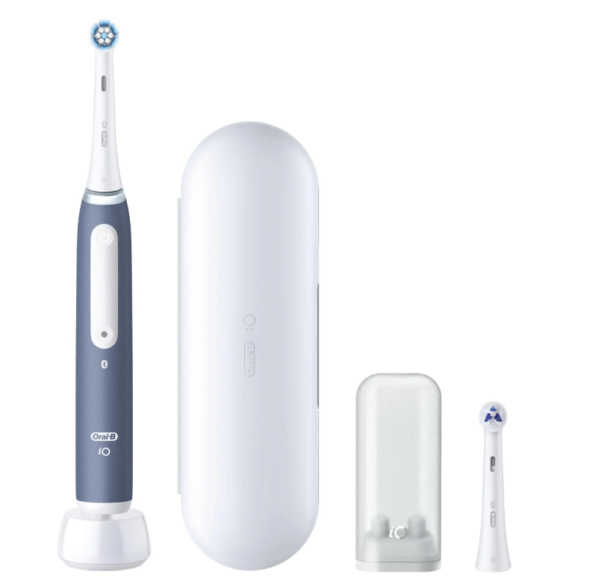 Oral-B | Electric Toothbrush Teens | iO10 My Way | Rechargeable | For adults | Number of brush heads included 2 | Number of teeth brushing modes 4 | Ocean Blue - Image 2