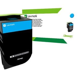 Lexmark 80C2HCE | 802HCE Cyan High Yield Corporate Cartridge (3k) | Cartridge | Cyan