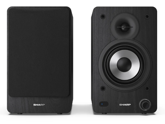 Sharp CP-SS30 Bookshelf Speakers, Black | Sharp | Speakers | CP-SS30(BK) Bookshelf | 60 W | Bluetooth | Black | Wireless connection - Image 3