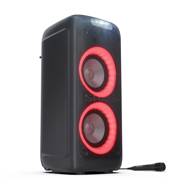 Sharp PS-949 Party Speaker with Built-in Battery | Sharp | Party Speaker | PS-949 XParty Street Beat | 132 W | Waterproof | Bluetooth | Black | Portable | Wireless connection - Image 7
