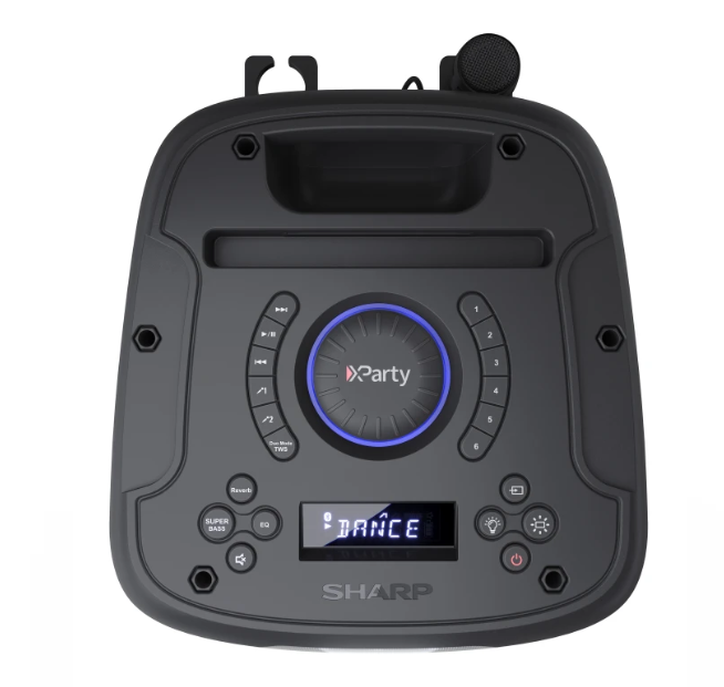 Sharp PS-949 Party Speaker with Built-in Battery | Sharp | Party Speaker | PS-949 XParty Street Beat | 132 W | Waterproof | Bluetooth | Black | Portable | Wireless connection - Image 23