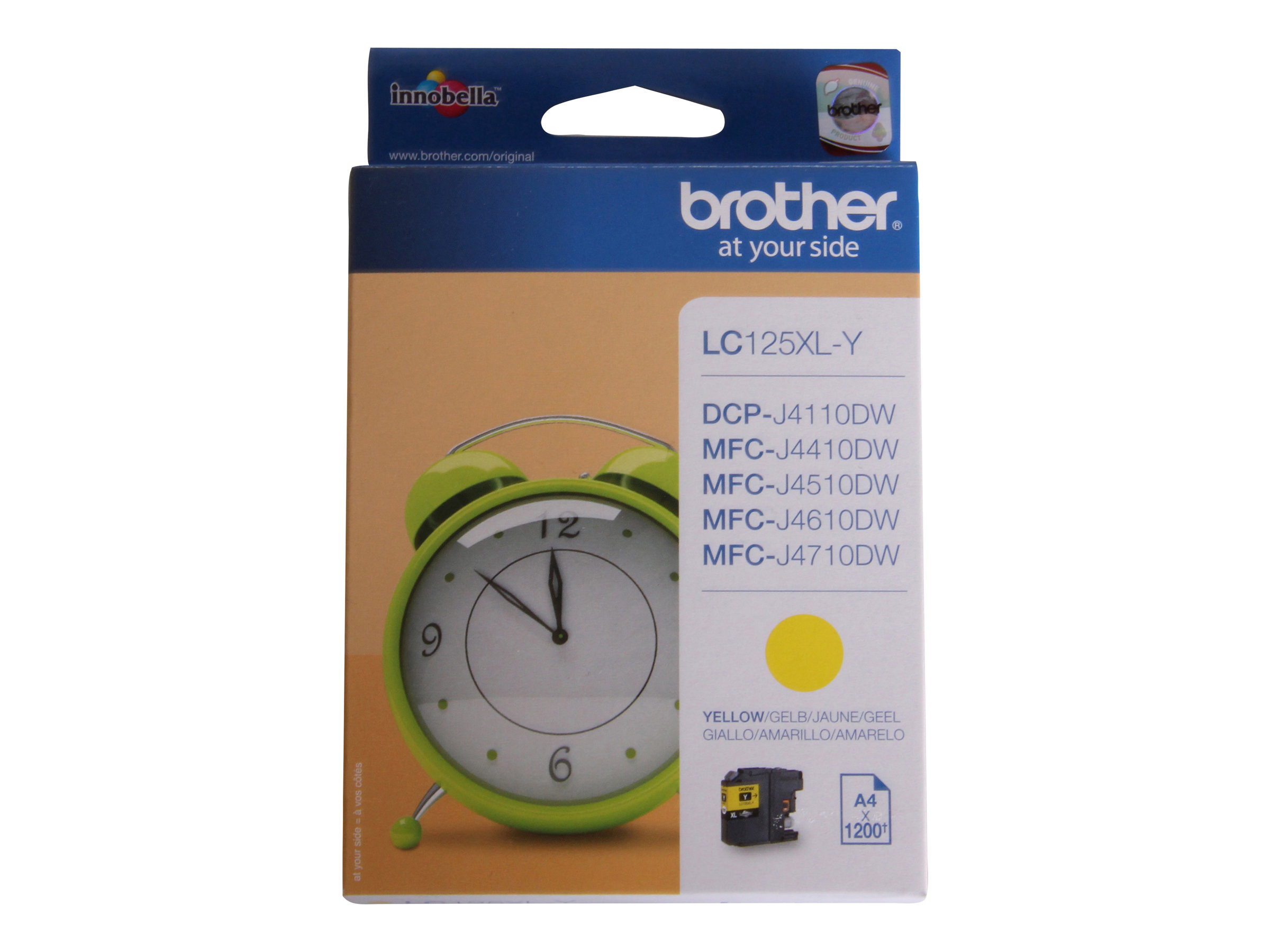 Brother LC125XLY | Ink Cartridge | Yellow - Image 5