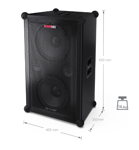 Sharp SumoBox CP-LS200 High Performance Portable Speaker | Sharp | Portable Speaker | SUMOBOX Pro CP-LS200 High Performance | 200 W | Waterproof | Bluetooth | Black | Portable | Wireless connection - Image 23