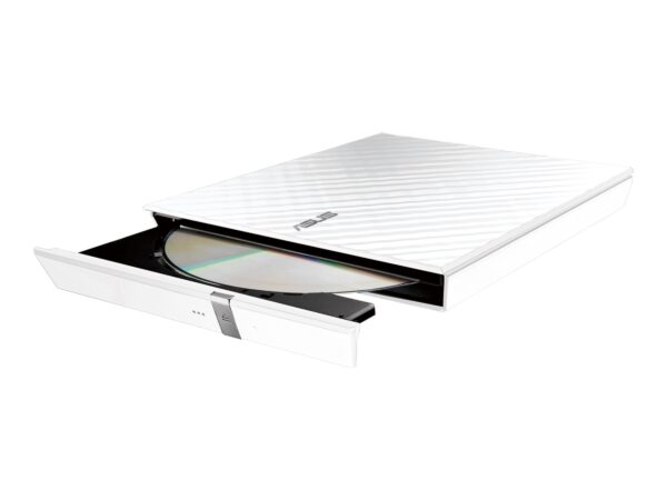 Asus | SDRW-08D2S-U Lite | Interface USB 2.0 | DVD±RW | CD read speed 24 x | CD write speed 24 x | White | Desktop/Notebook - Image 2
