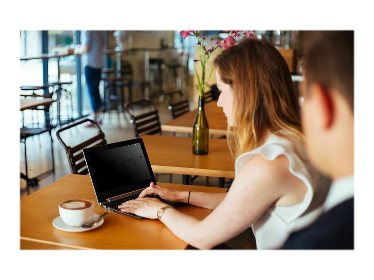 Targus | Privacy Screen 13.3" Widescreen (16:9) | Protect the “data” on your visible screen in the office or on the move.There are some things in life that are great to share. Important personal or company documents are not amongst them. You would not pass your personal photo album or business documents to the person sitting next to you in an airport or on a plane.The digital age has replaced traditional paper documents and photographs with electronic files and digital pictures. So protect whatever information is on your screen from wandering eyes with a Targus Privacy Screen. The Privacy Screen is a micro slim film that covers the notebook/ LCD screen and only allows normal viewing from directly in front of it, whilst also reducing glare from the screen and protecting it from damage. - Image 5