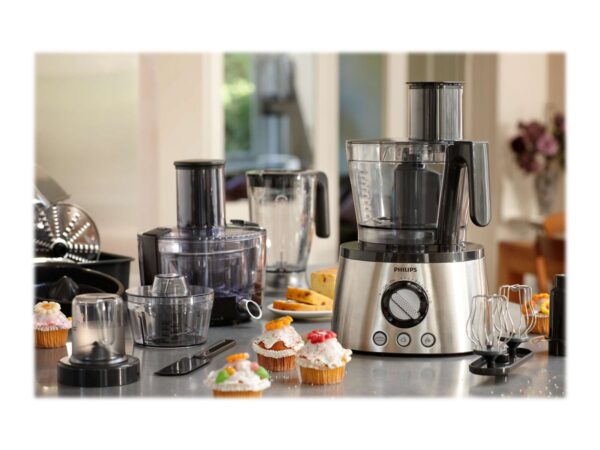 Philips | Avance Collection | Food processor HR7778/00 | 1300 W | Number of speeds 12 | Bowl capacity 3.4 L | Stainless steel - Image 7