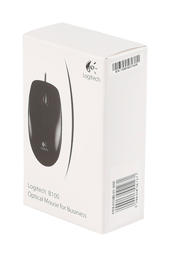 Logitech | Mouse | B100 | Wired | Black - Image 4