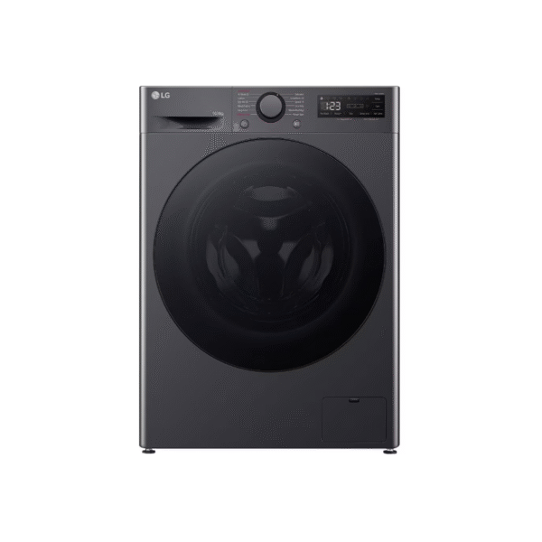 LG | Washing machine with dryer | F4DR510S2M | Energy efficiency class A | Front loading | Washing capacity 10 kg | 1400 RPM | Depth 56.5 cm | Width 60 cm | Display | LED | Drying system | Drying capacity 6 kg | Steam function | Direct drive | Middle Black