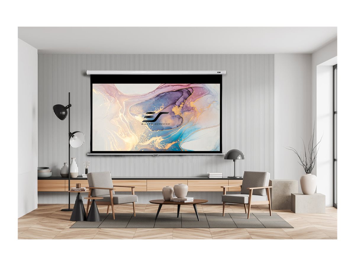 Elite Screens | Manual Series | M100XWH | Diagonal 100 " | 16:9 | Viewable screen width (W) 221 cm | White - Image 8
