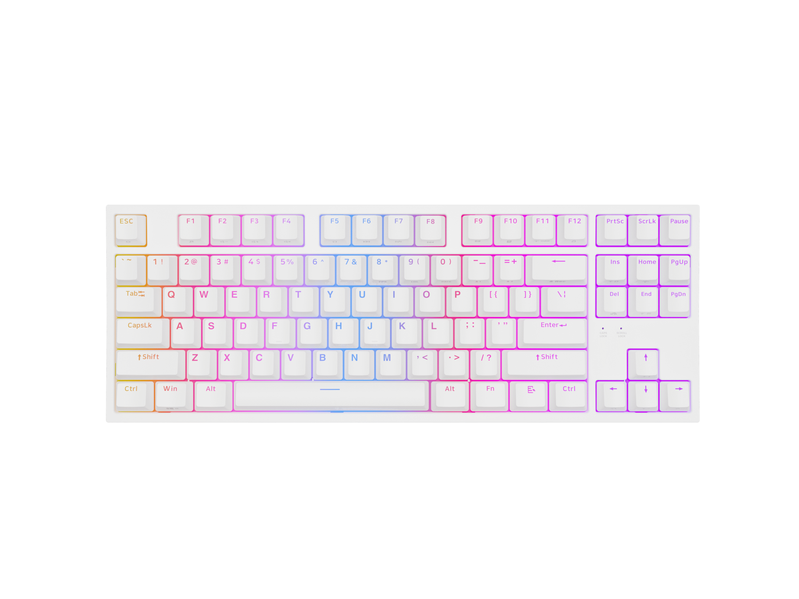 Genesis | Mechanical Gaming Keyboard | THOR 404 TKL RGB | Mechanical Gaming Keyboard | Wired | US | USB Type-A | 1005 g | Gateron Yellow Pro